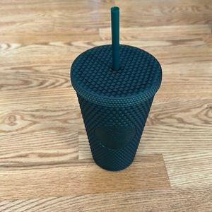 Starbucks Christmas Green Studded Cold Cup 16oz NWT